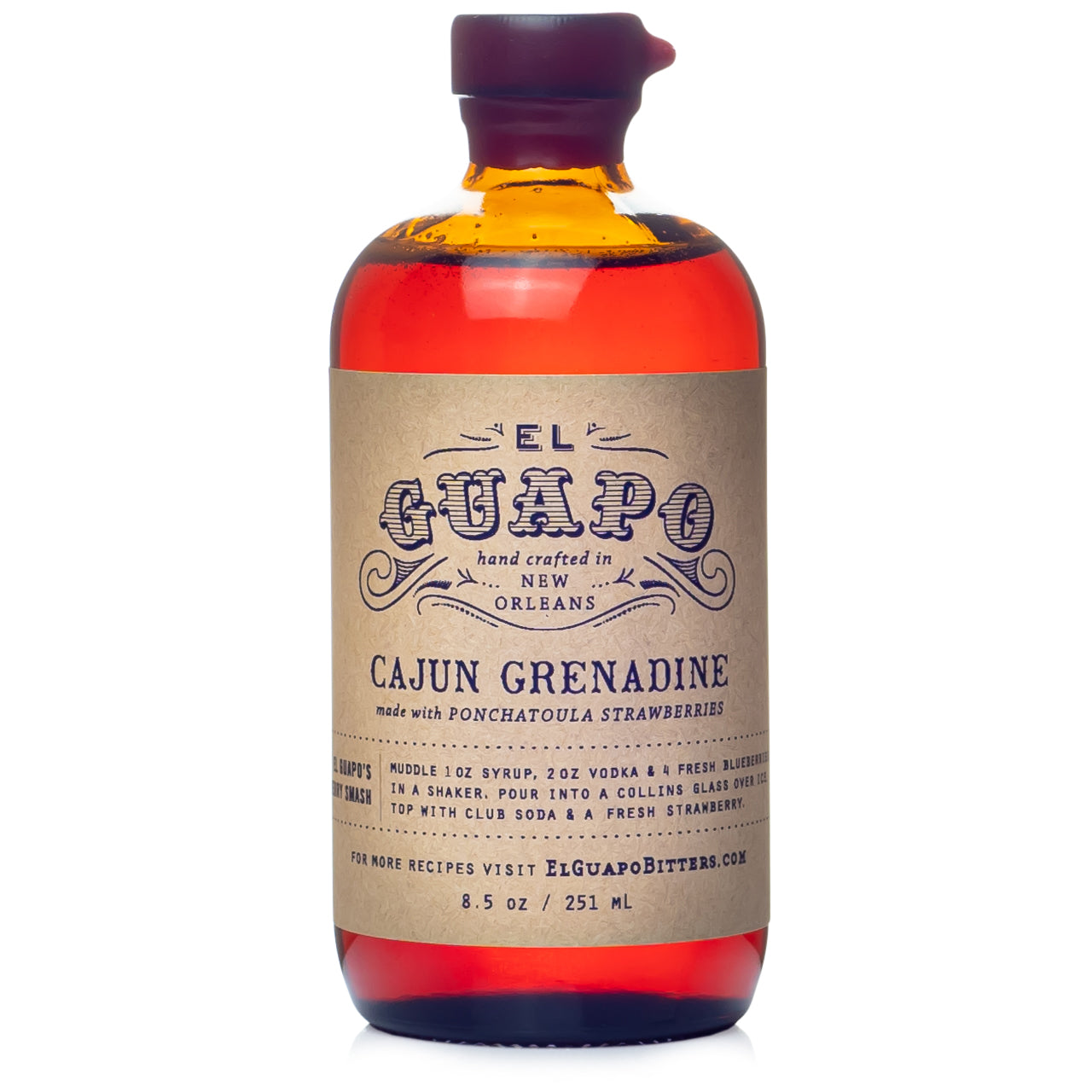 El Guapo Cajun Grenadine Syrup