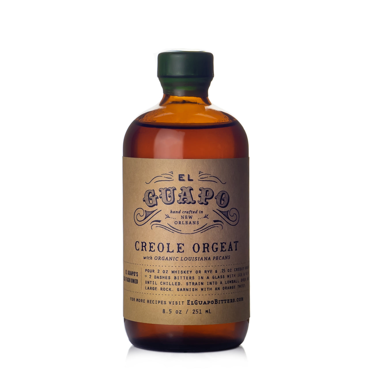El Guapo Creole Spiced Pecan Orgeat Syrup
