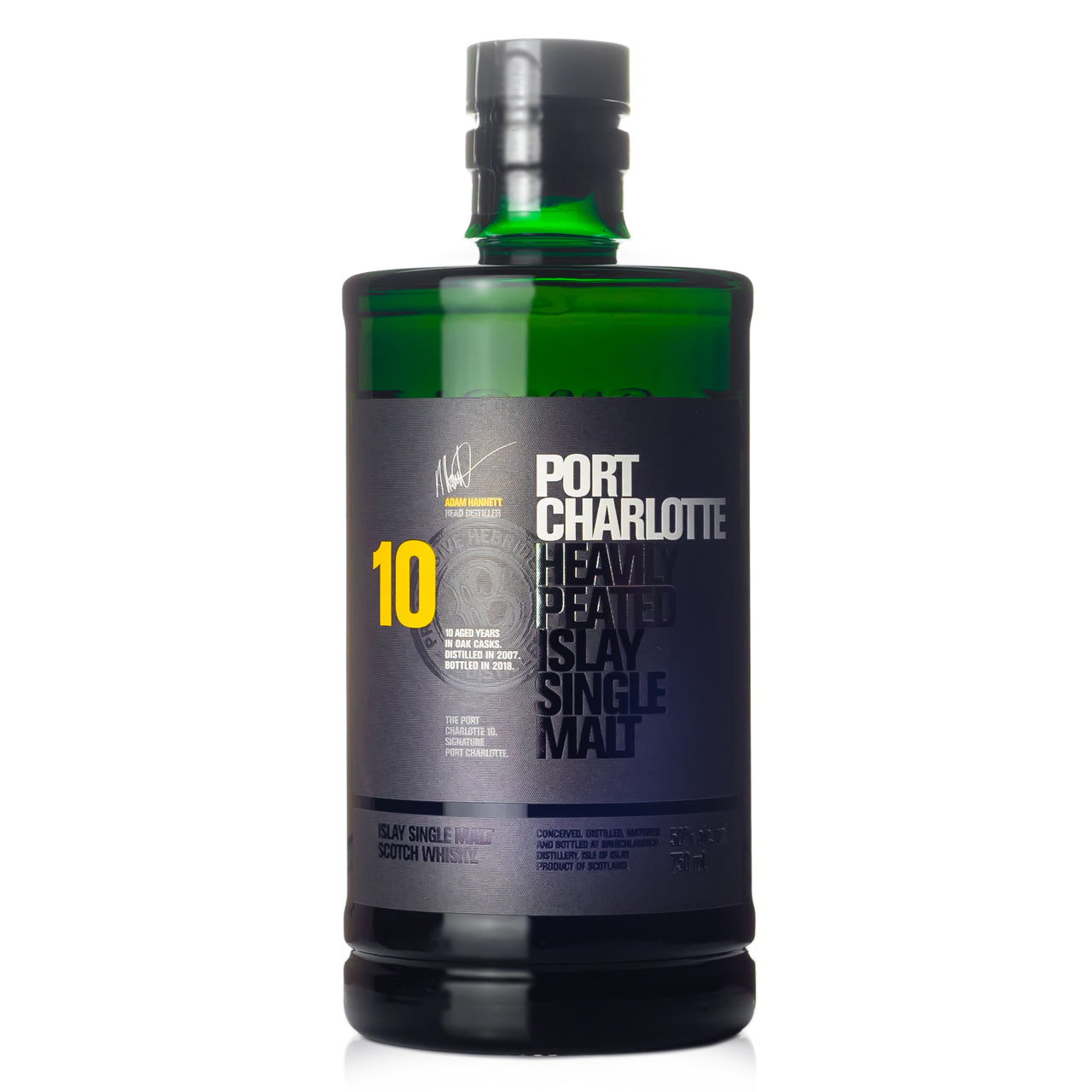 ウイスキー Port Charlotte Heavily Peated 2010 700ml Port Charlotte 10 Year Heavily Peated Single Malt Scotch