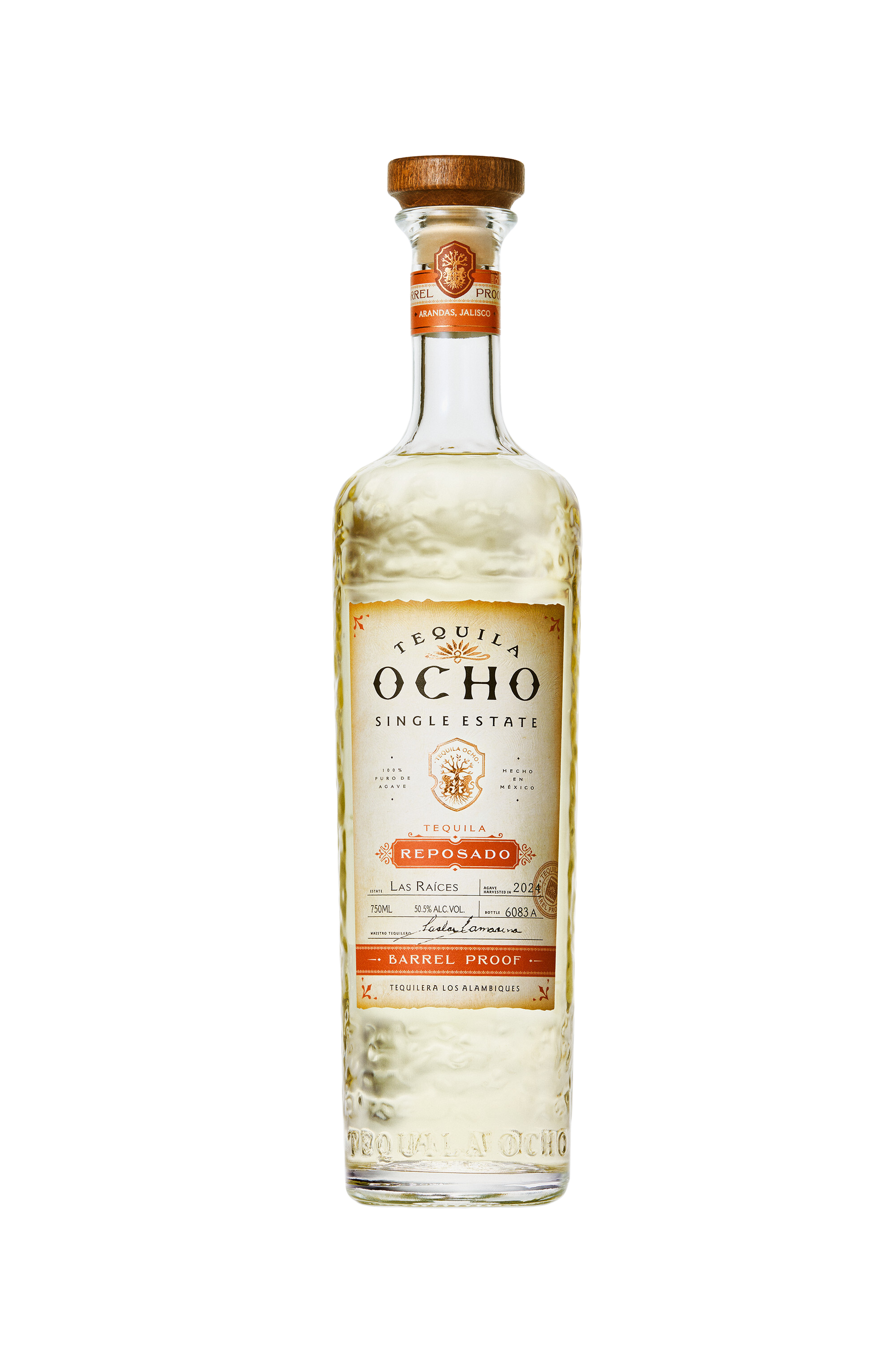 Ocho Single Estate Barrel Proof Reposado Tequila