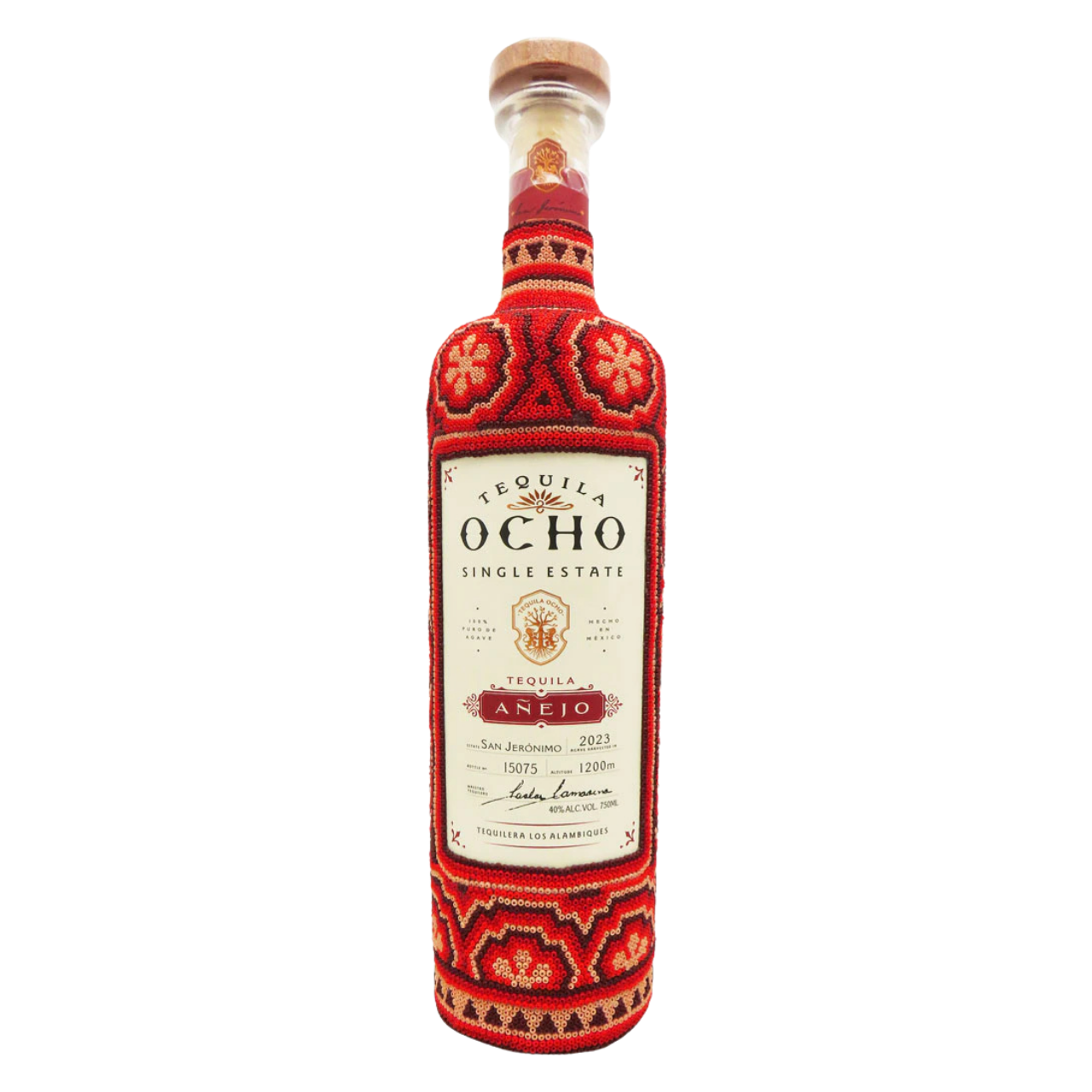 Ocho 'Huichol Art' Anejo Tequila