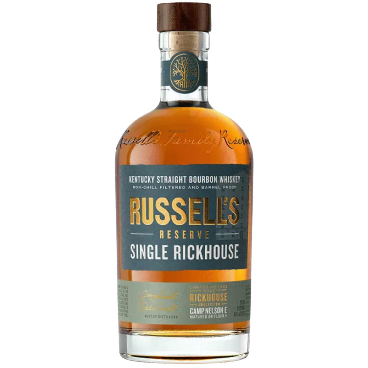 Russell's Reserve Single Rickhouse Camp Nelson E Bourbon