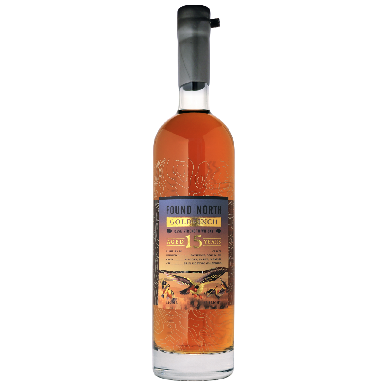 Found North "Goldfinch" 15 Year 1st Flight Cask Strength Whiskey