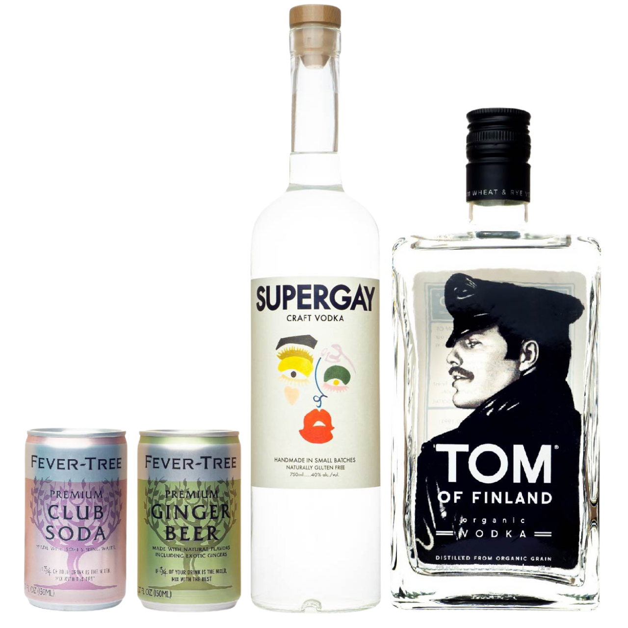 Supergay Vodka Set