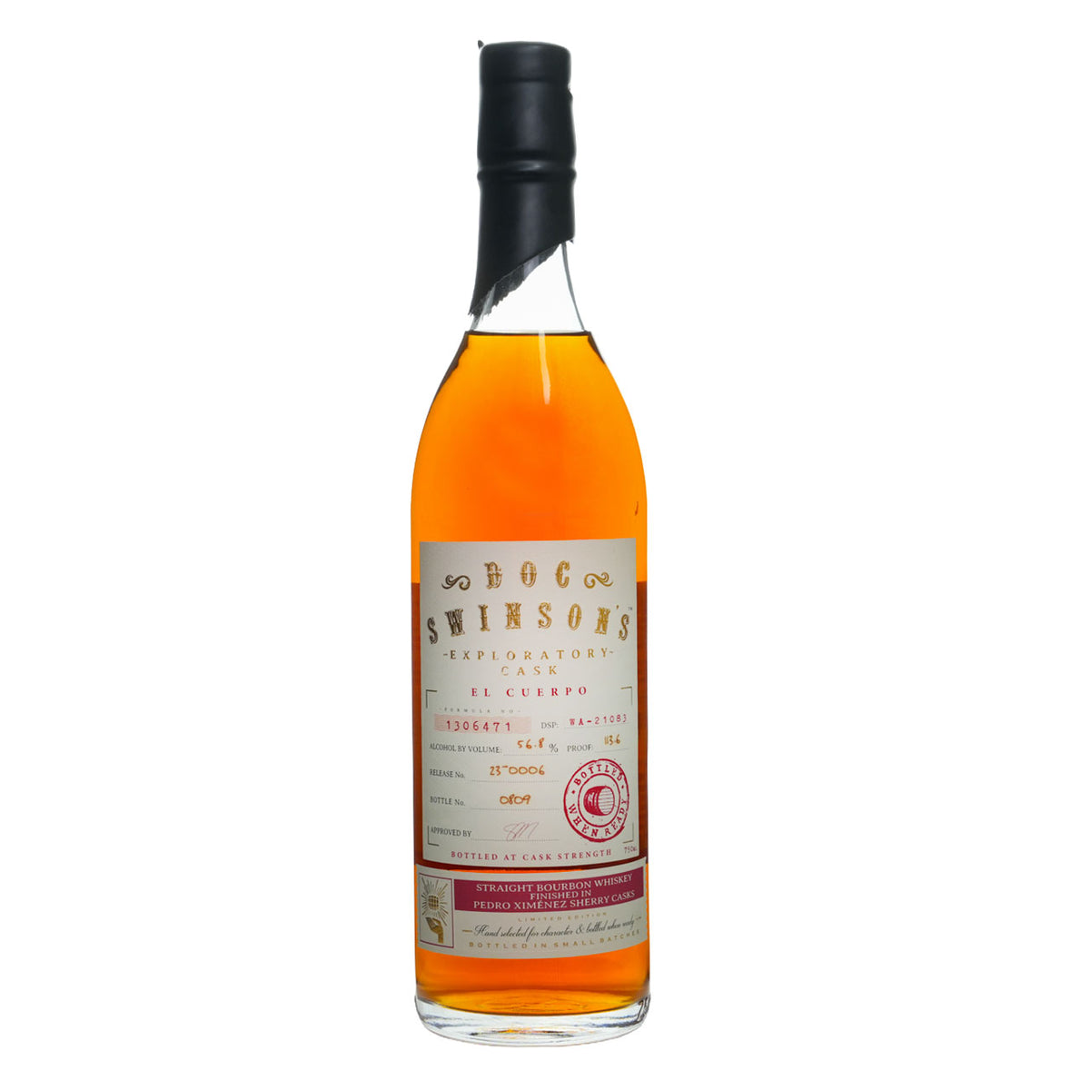 Doc Swinson's "El Cuerpo" Bourbon Finished in PX Sherry Casks