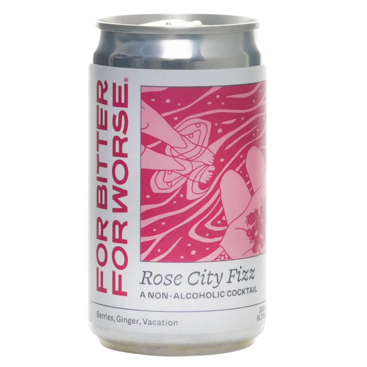 For Bitter For Worse Rose City Fizz NA Cocktail