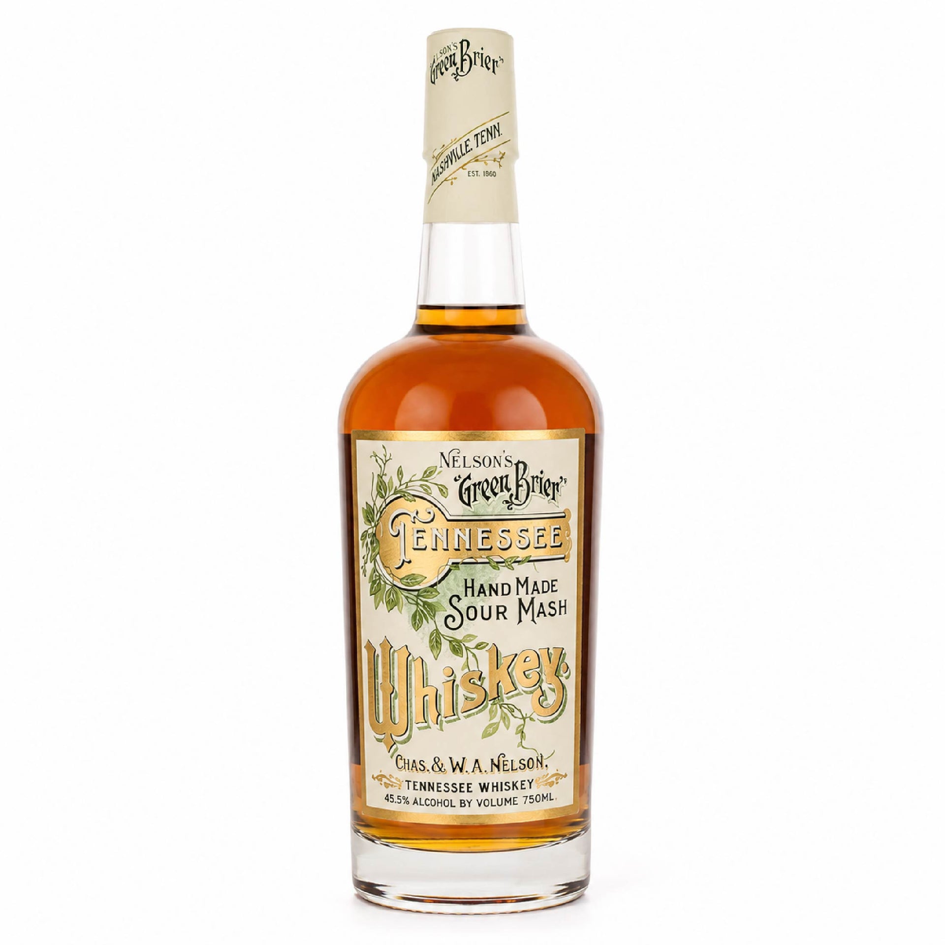 Nelson's Green Brier Tennessee Sour Mash Whiskey