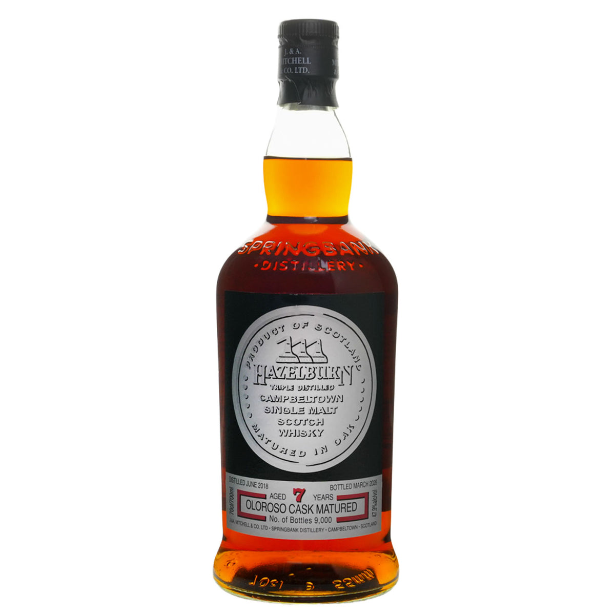 Hazelburn 7 Year Oloroso Cask Single Malt Scotch