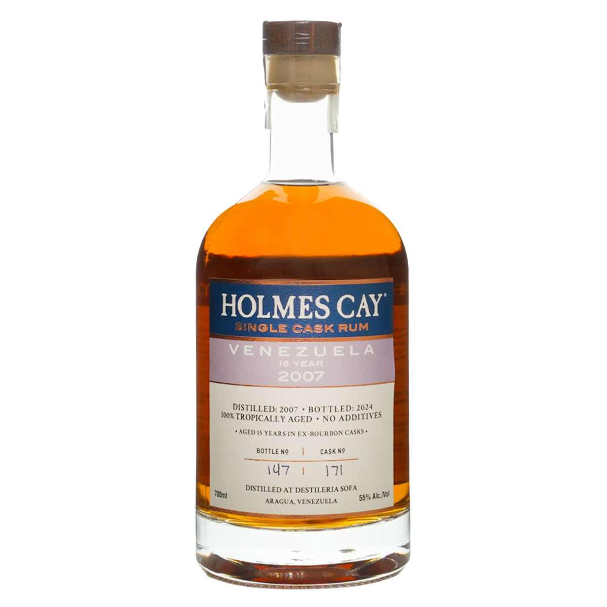 Holmes Cay Venezuela 15 Year 2007 Single Cask Rum