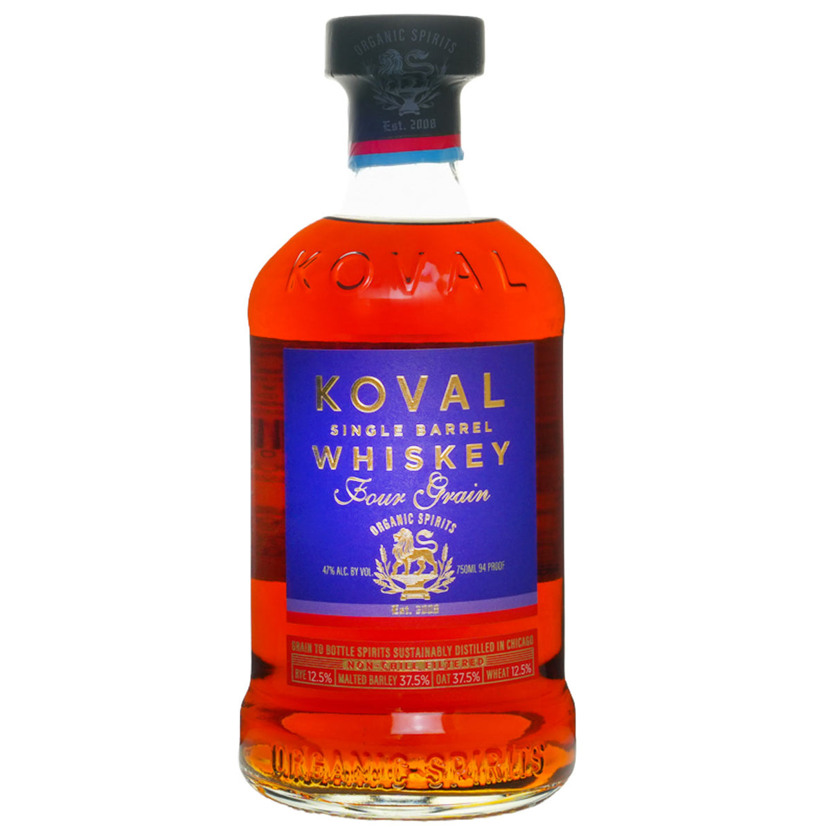 Koval Four Grain Single Barrel Whiskey