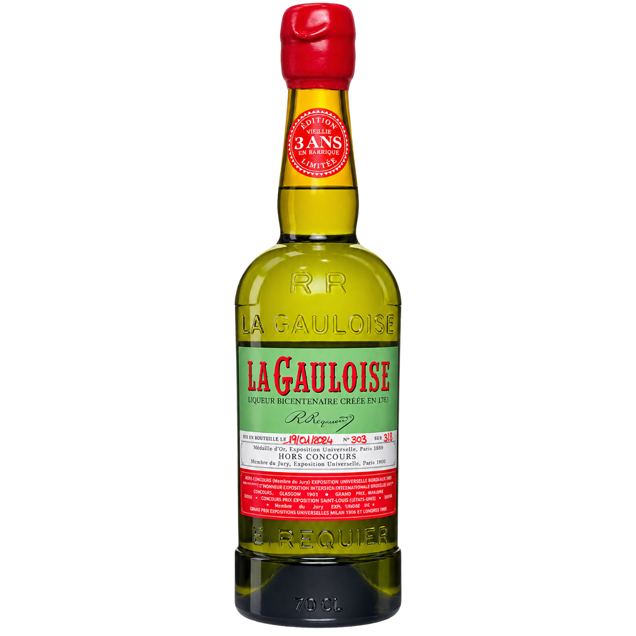 La Gauloise Green 3 Year Herbal Liqueur