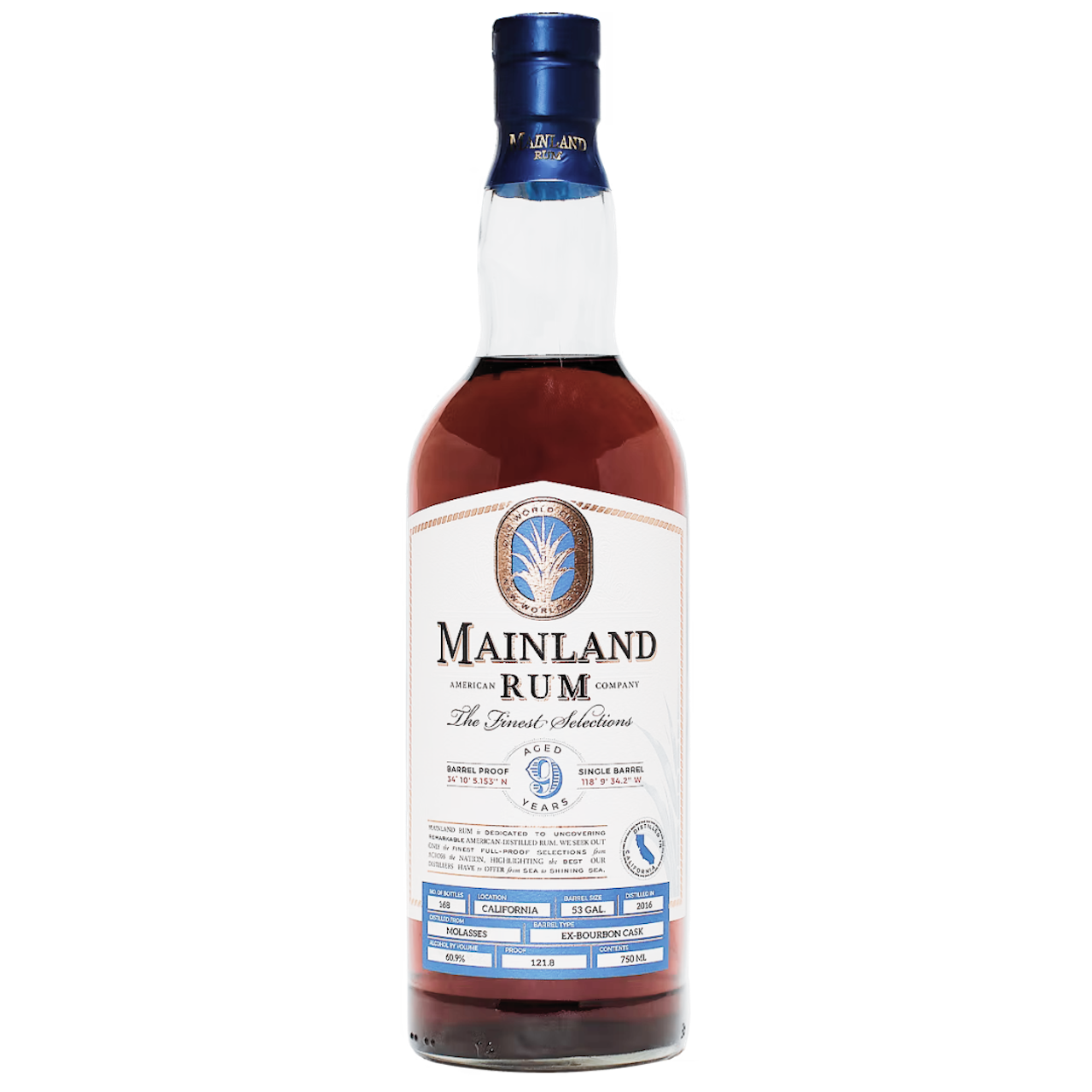 Mainland 9 Year California Single Cask Rum