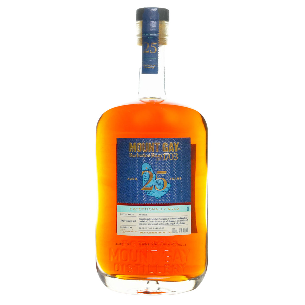 Mount Gay "Exceptionally Aged" 25 Year Rum