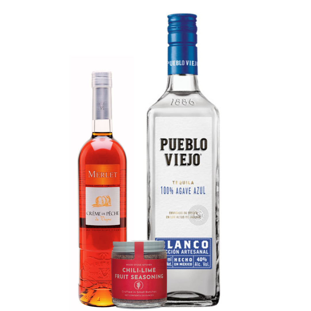 Peach Tequila "Paleta" Candy Shot Cocktail Kit