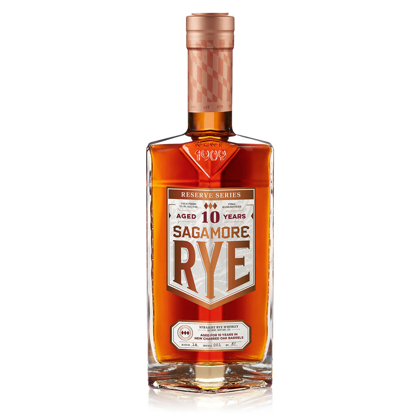 Sagamore Reserve 10 Year 2025 Release Rye Whiskey