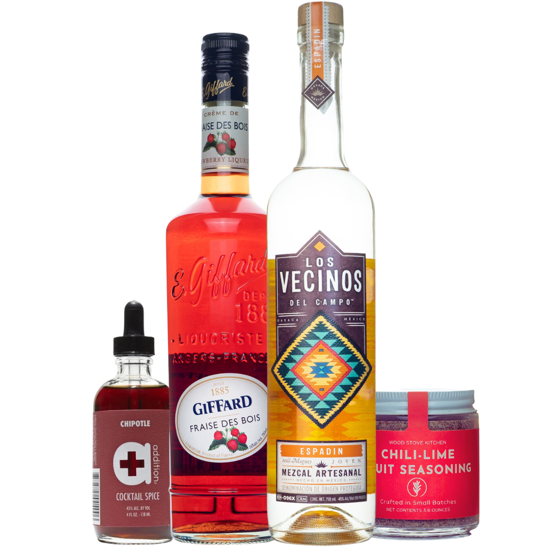 Strawberry Mezcal "Paleta" Candy Shot Cocktail Kit