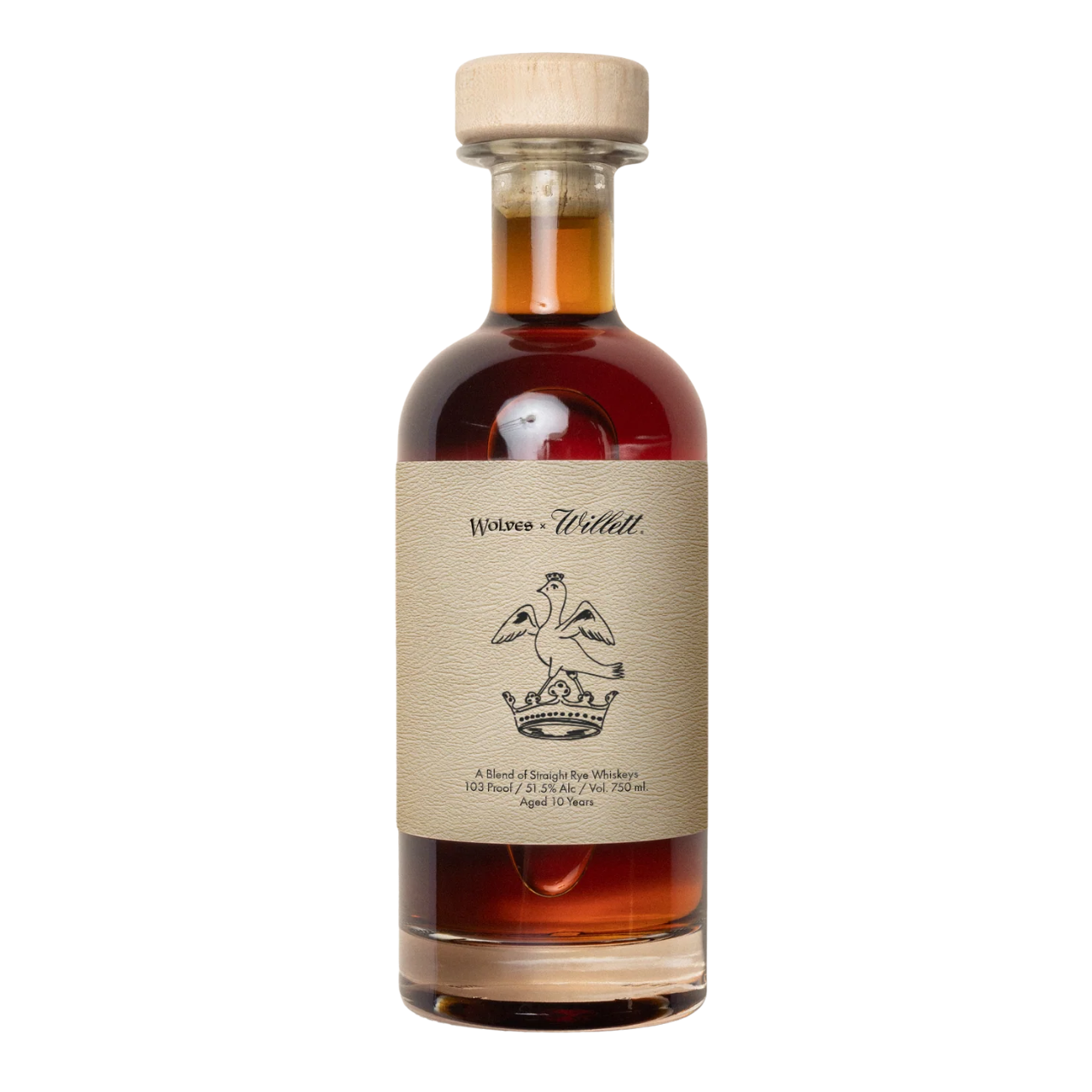 Wolves x Willett Collaboration 10 Year Rye Whiskey