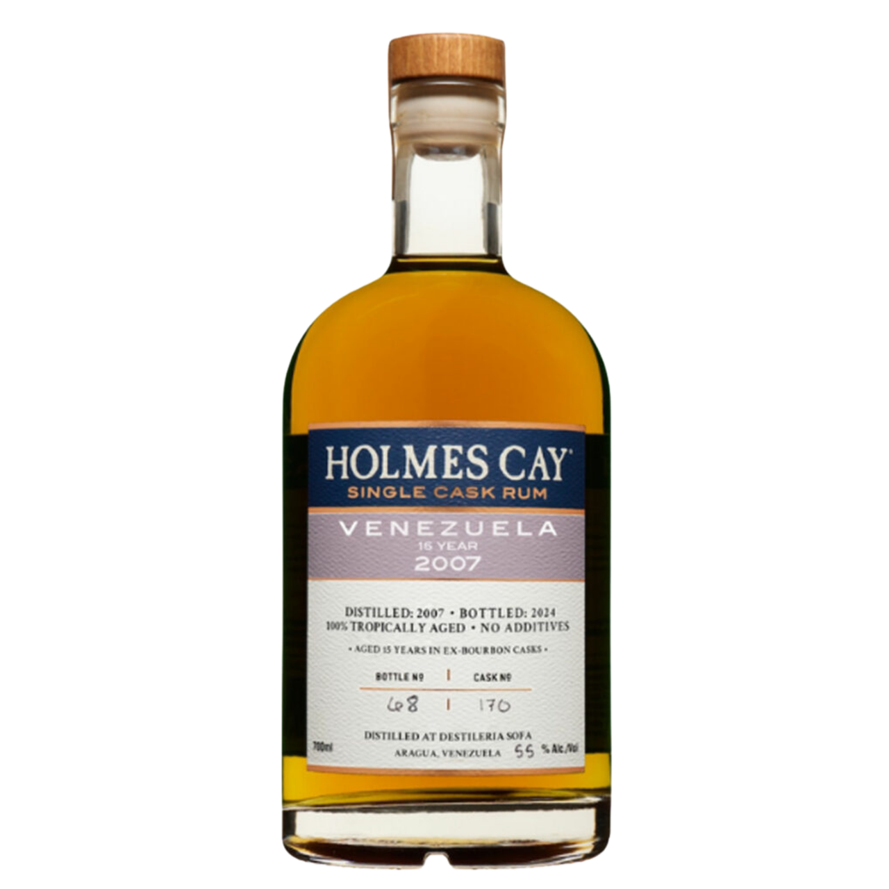 Holmes Cay Venezuela 15 Year 2007 Single Cask Rum