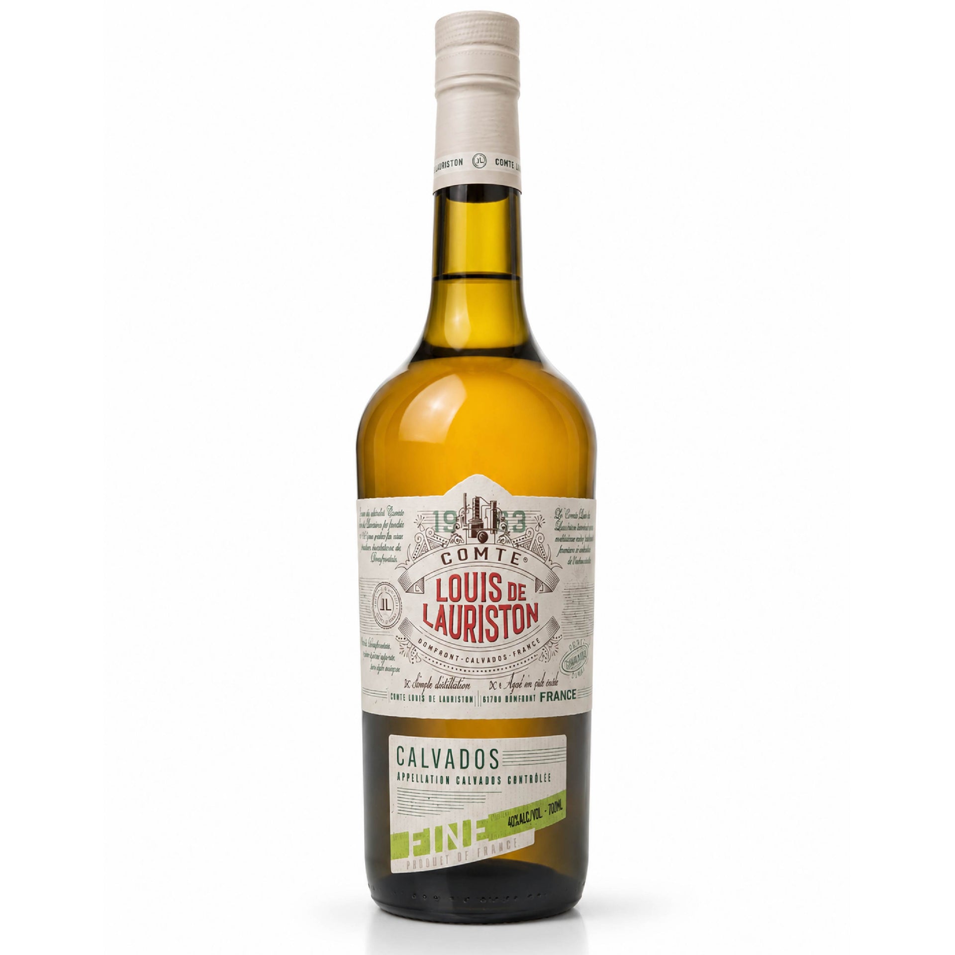 Comte Louis de Lauriston Fine Calvados Domfrontais