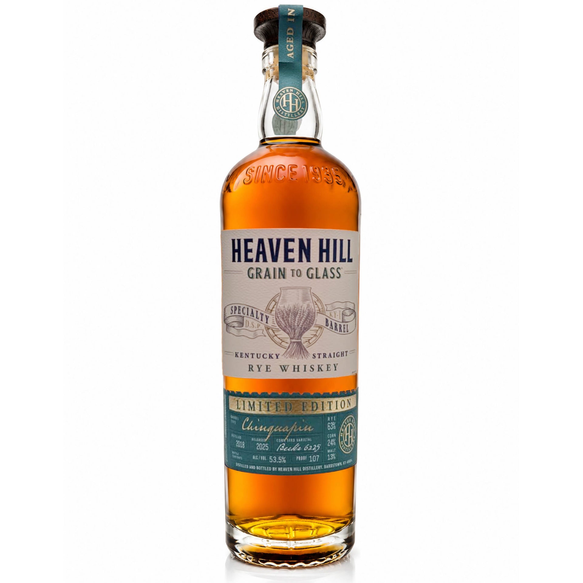 Heaven Hill Grain to Glass 6 Year Chinquapin Oak Rye