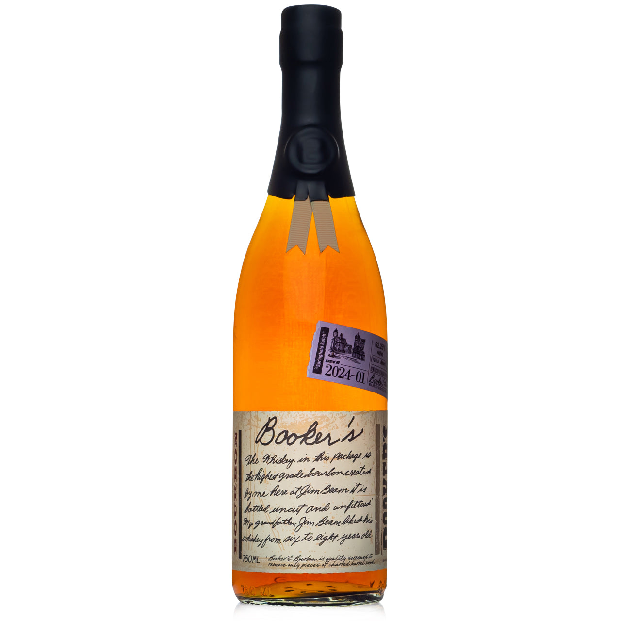 Booker's 2024-01 "The Springfield Batch" 124.5 Proof Bourbon