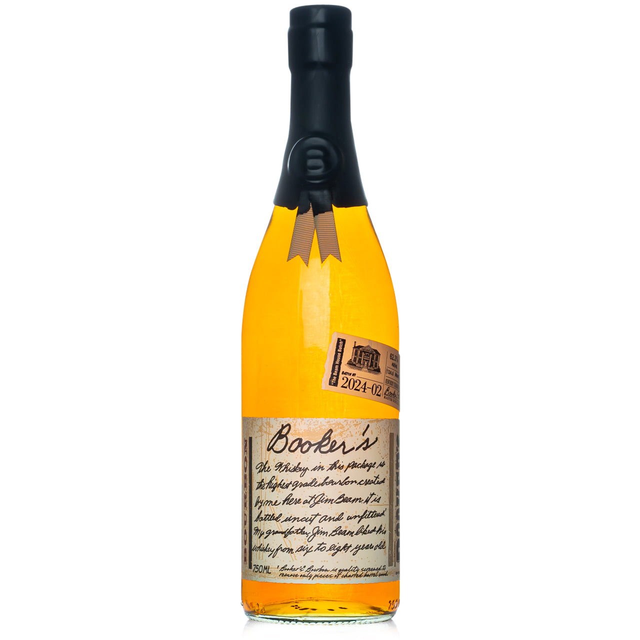 Booker's 2024-02 "The Beam House Batch" 124.6 Proof Bourbon
