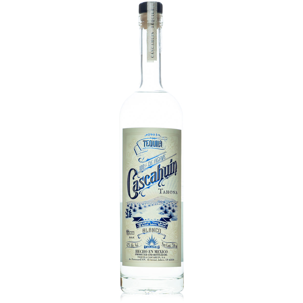 【未開栓】テキーラ Cascahuin Tahona 375ml 2本セット cascahuin-tahona-blanco-