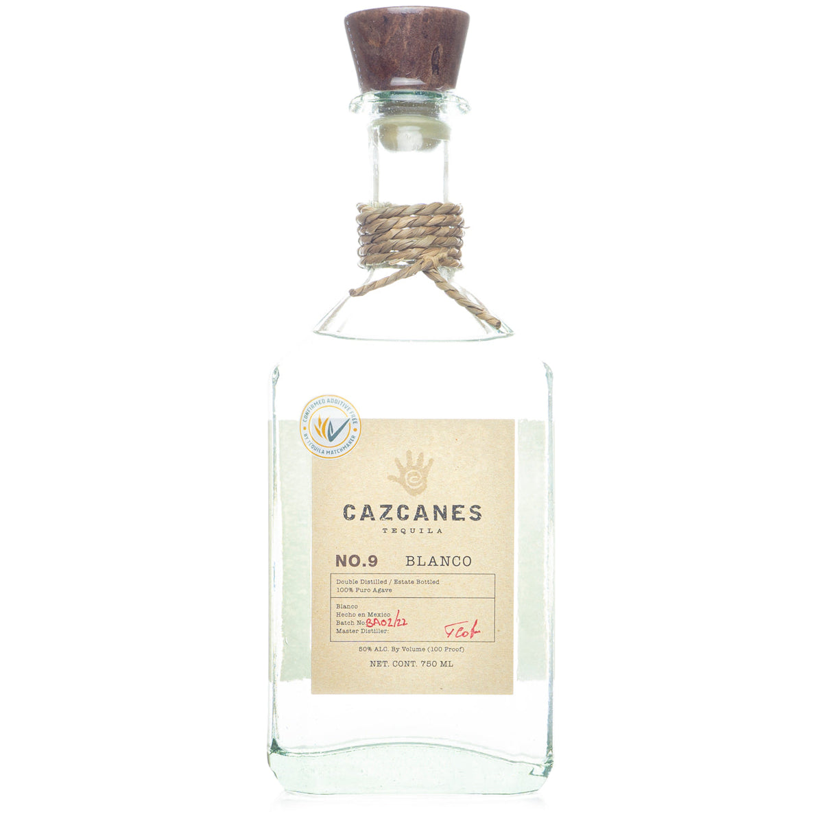 Cazcanes No. 9 Blanco 100 Proof Tequila