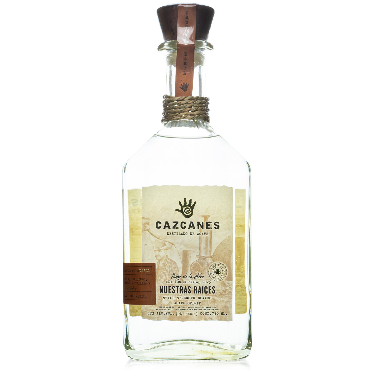 Cazcanes 'Nuestras Raíces' 2025 Still Strength Blanco Agave Spirit
