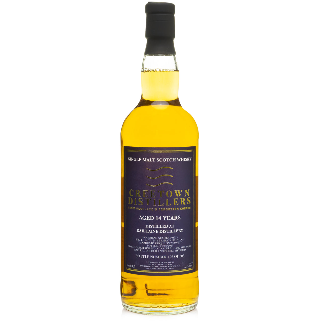 Creetown Dailuaine 14 Year Calvados Finish Single Malt Scotch