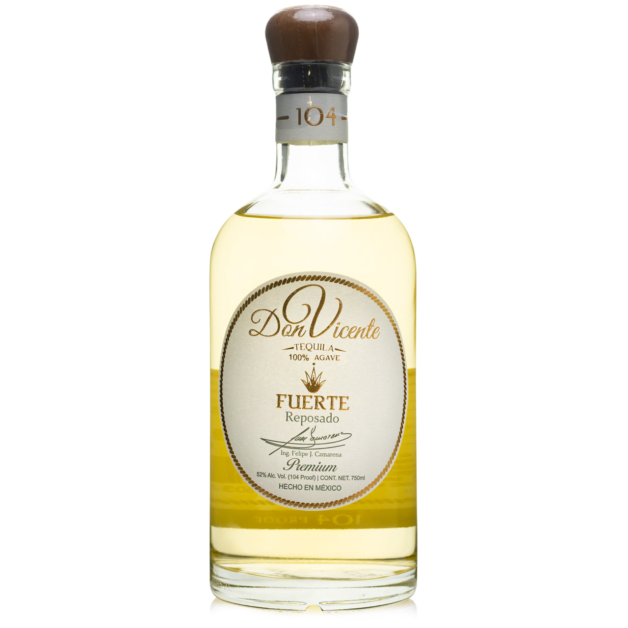 Don Vicente Fuerte Reposado Tequila