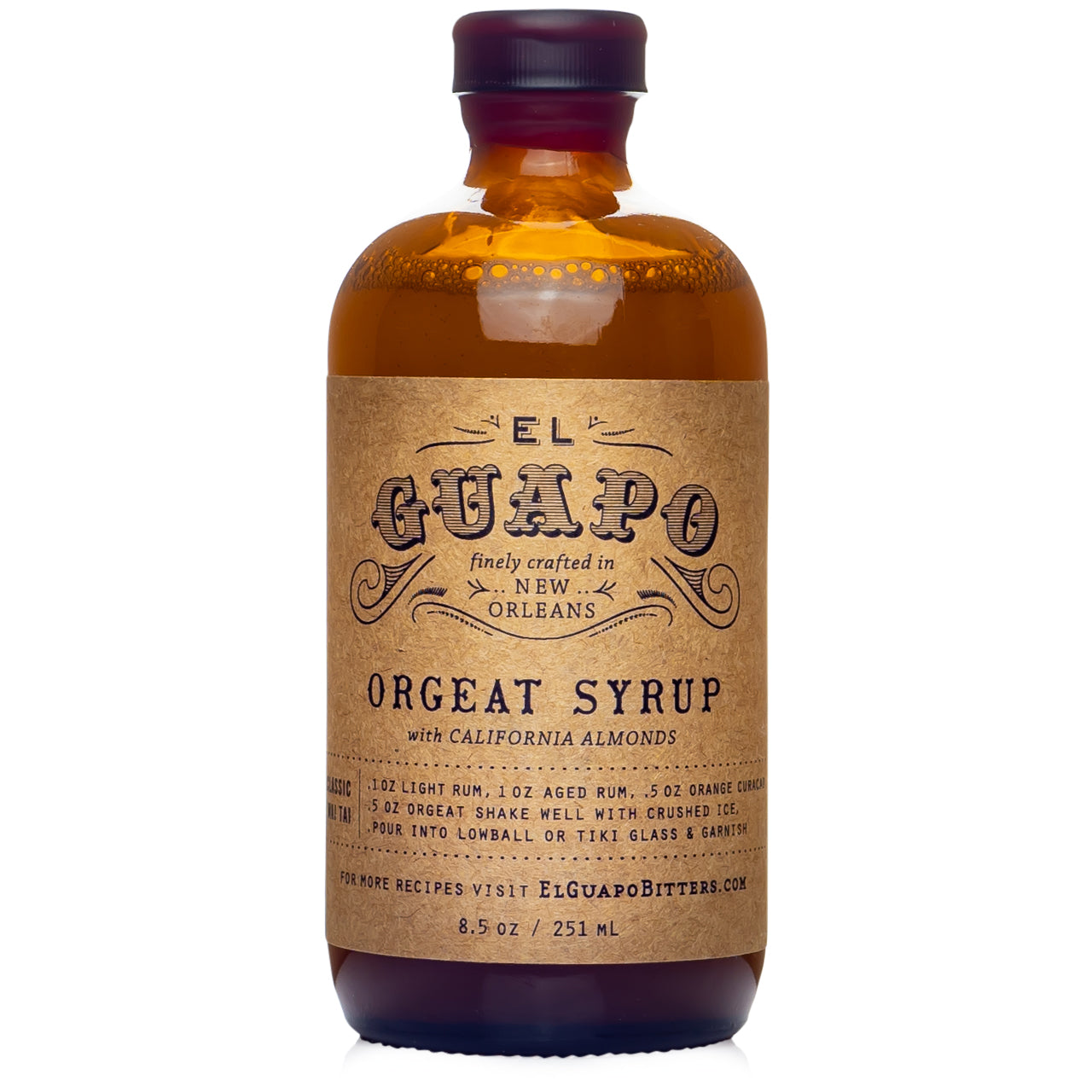 El Guapo California Almond Orgeat Syrup