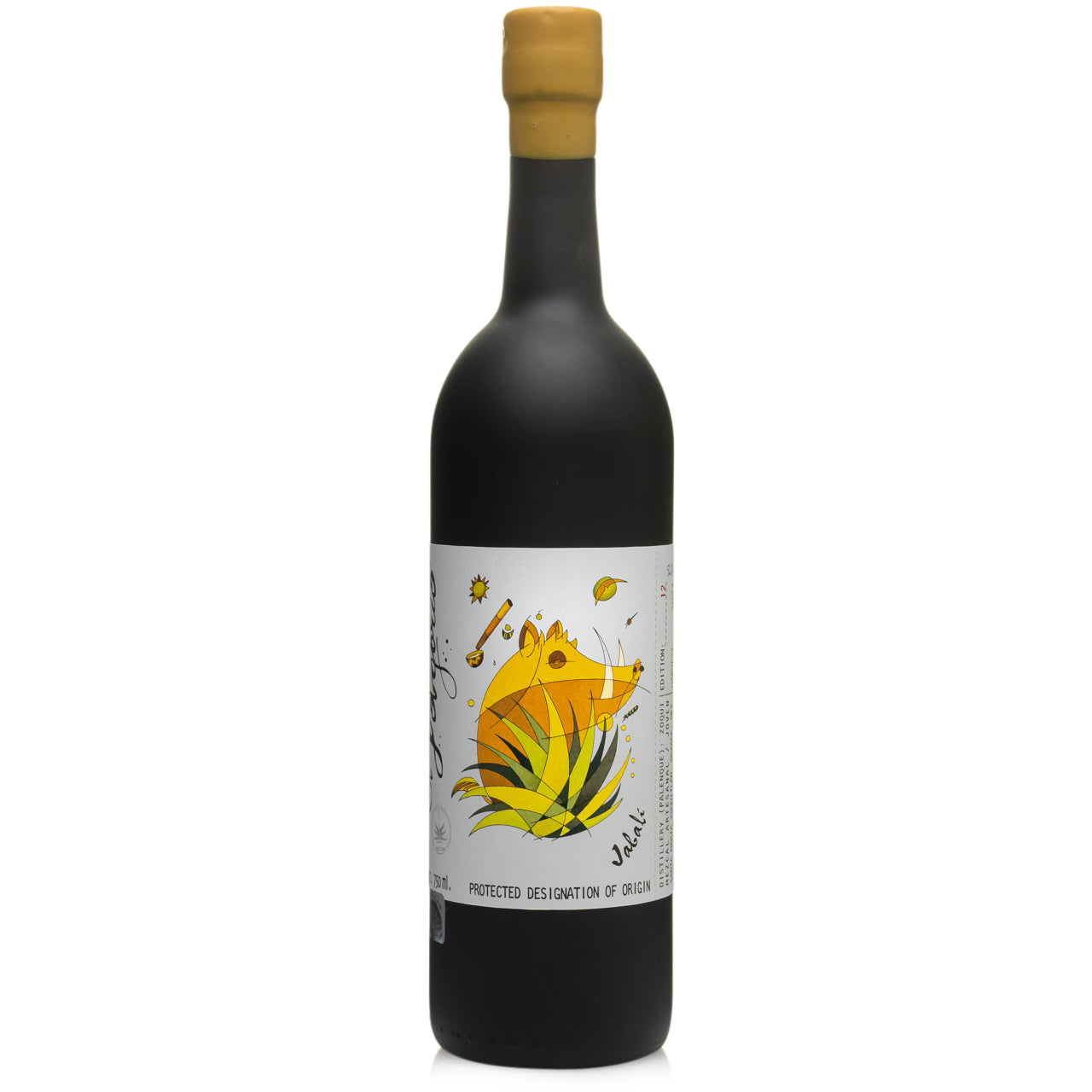 El Jolgorio Jabali "Black Bottle" Mezcal