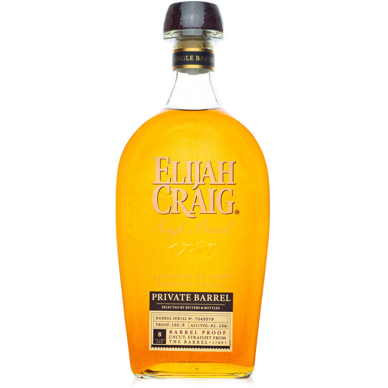 Elijah Craig "B&B 7043379" Single Barrel Proof Bourbon