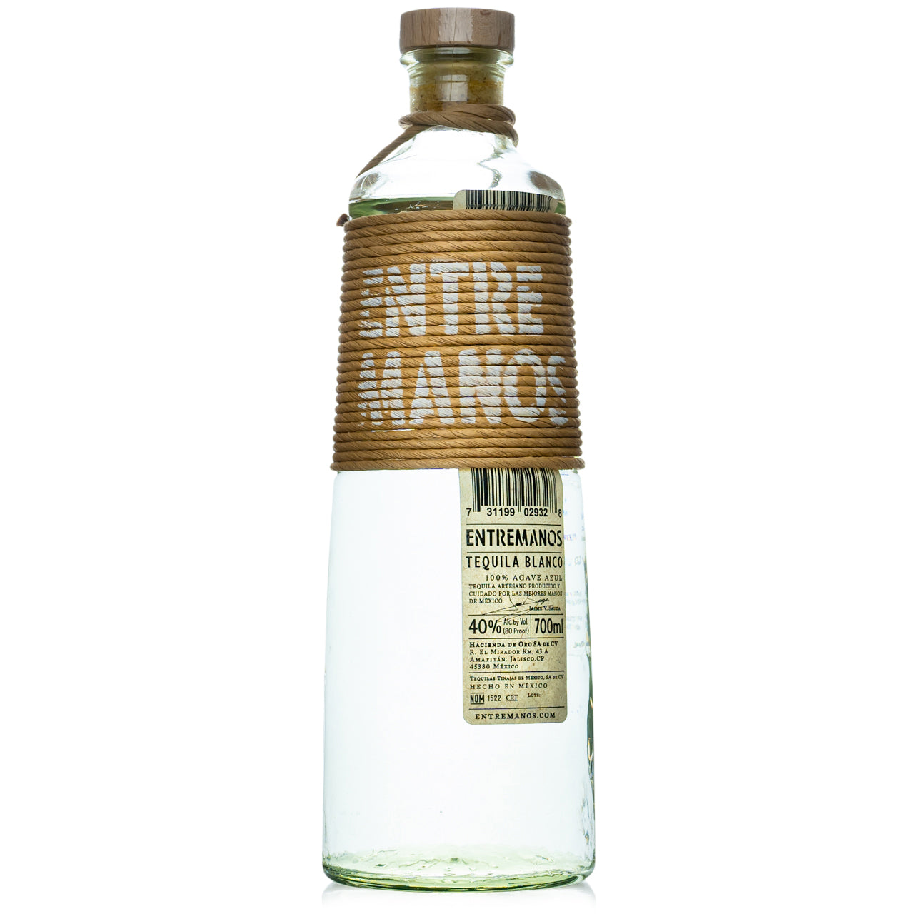 Entre Manos Blanco Tequila