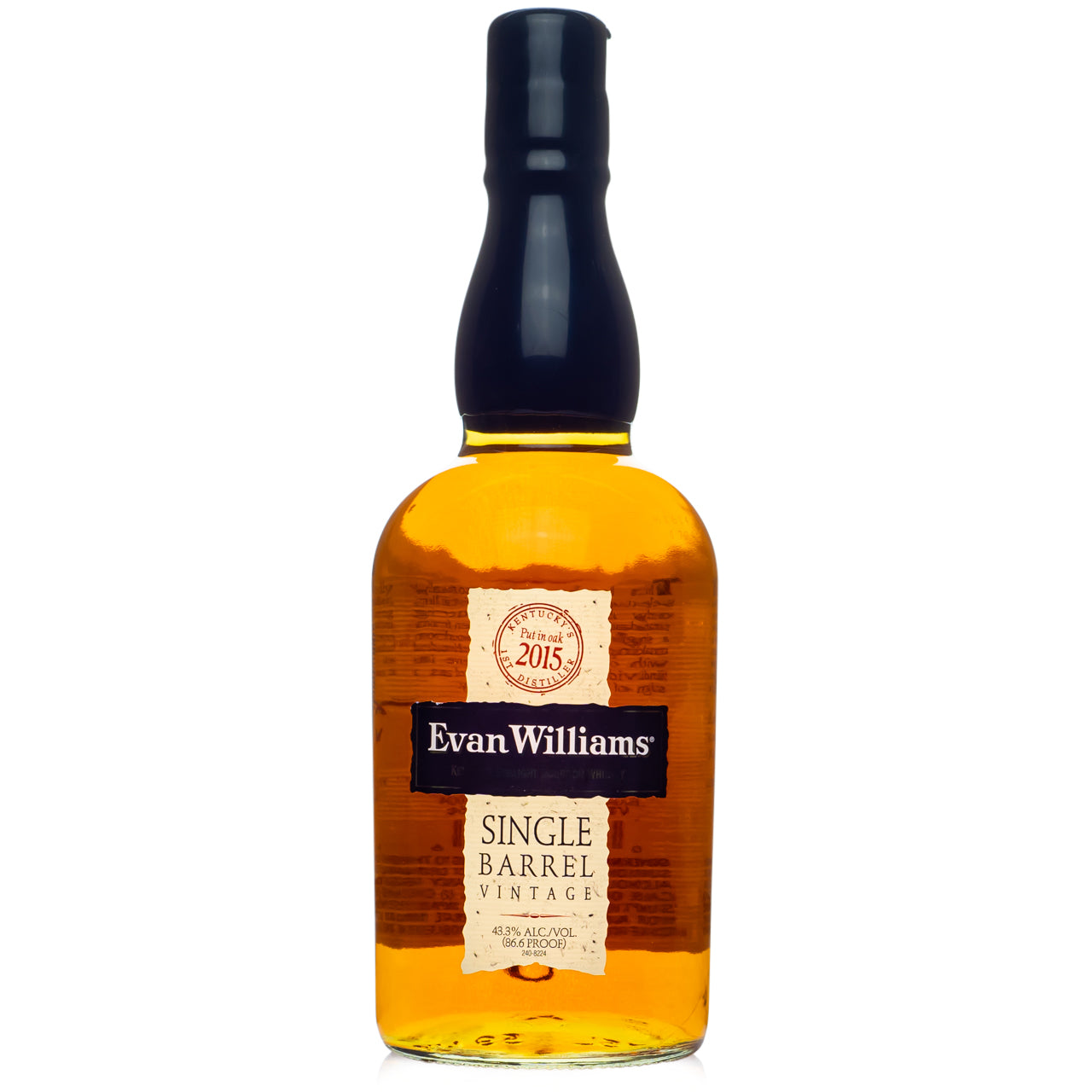 Evan Williams Single Barrel Bourbon 2016 Vintage