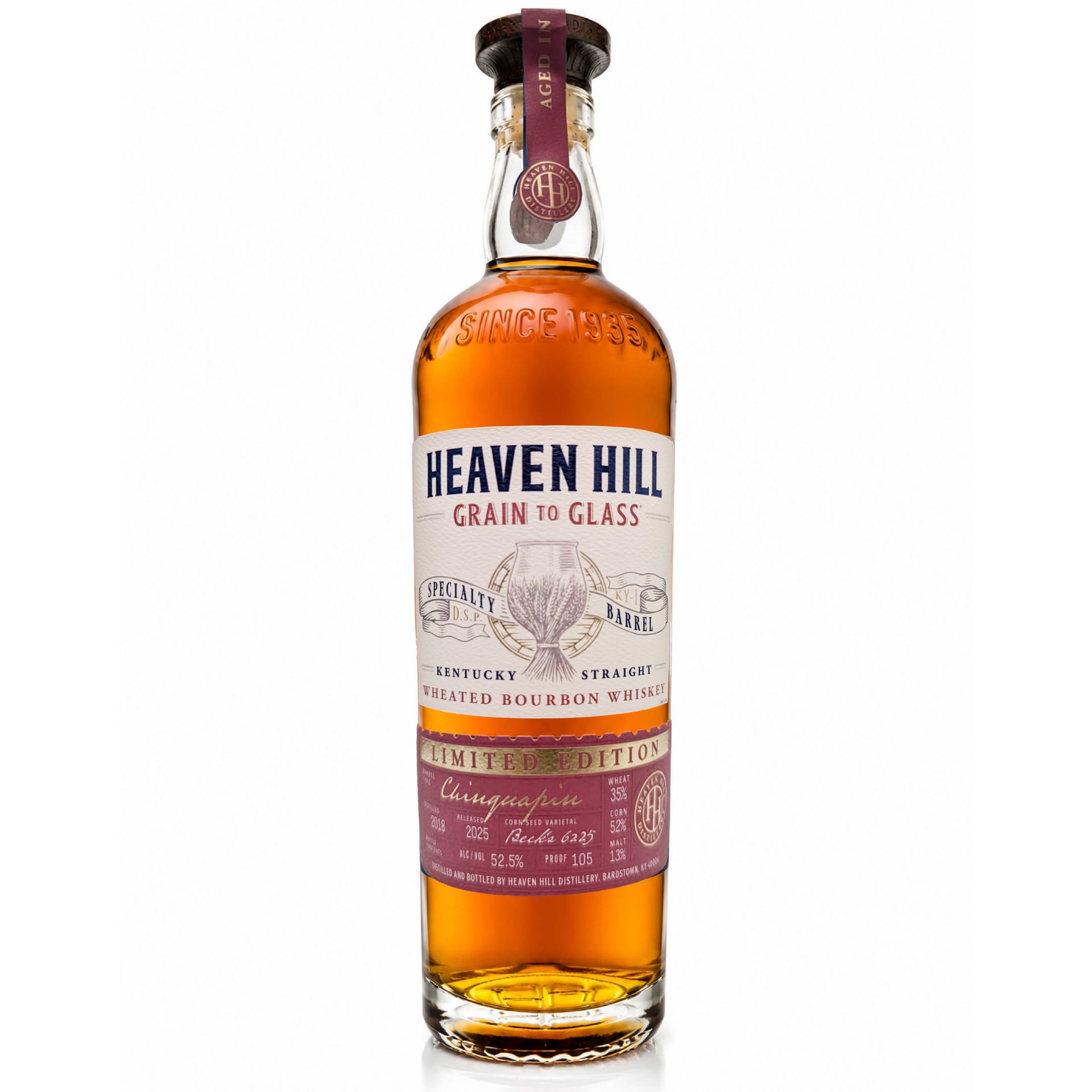 Heaven Hill Grain to Glass Chinquapin Oak Wheated Bourbon