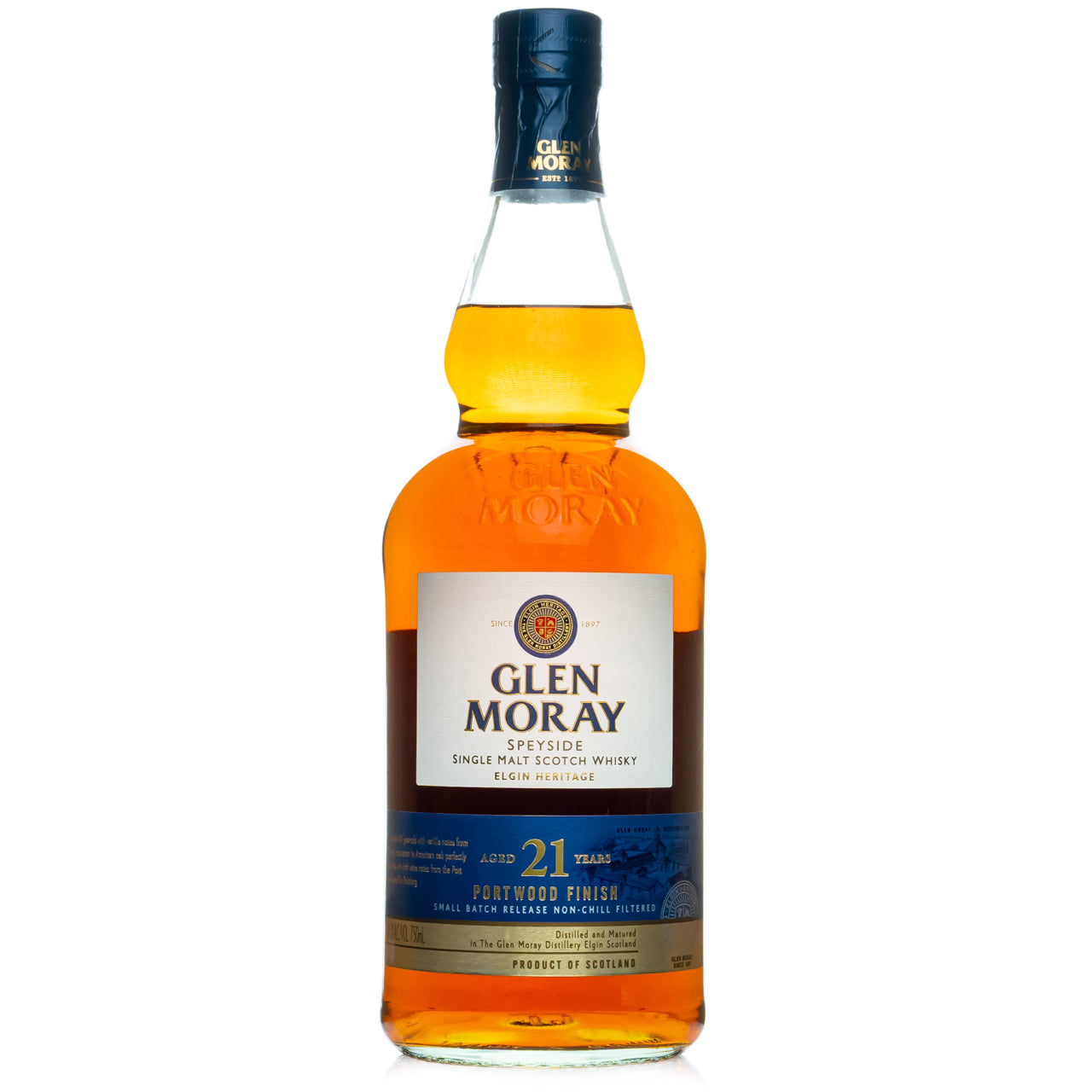 Glen Moray 21 Portwood Finish Single Malt Scotch