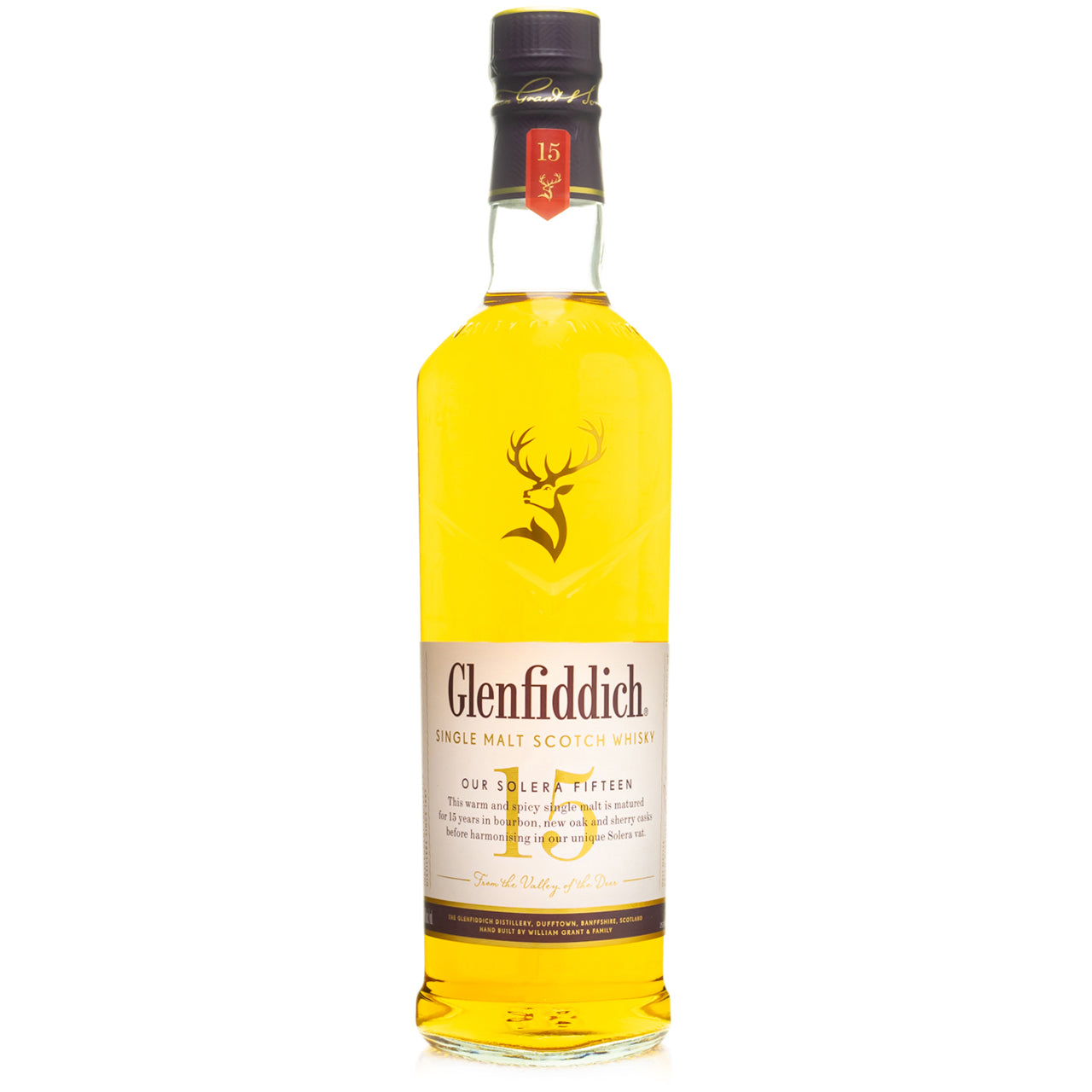 Glenfiddich 15 Year Solera Aged Single Malt Scotch