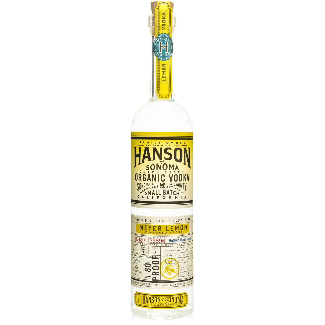 Hanson Organic Meyer Lemon Vodka