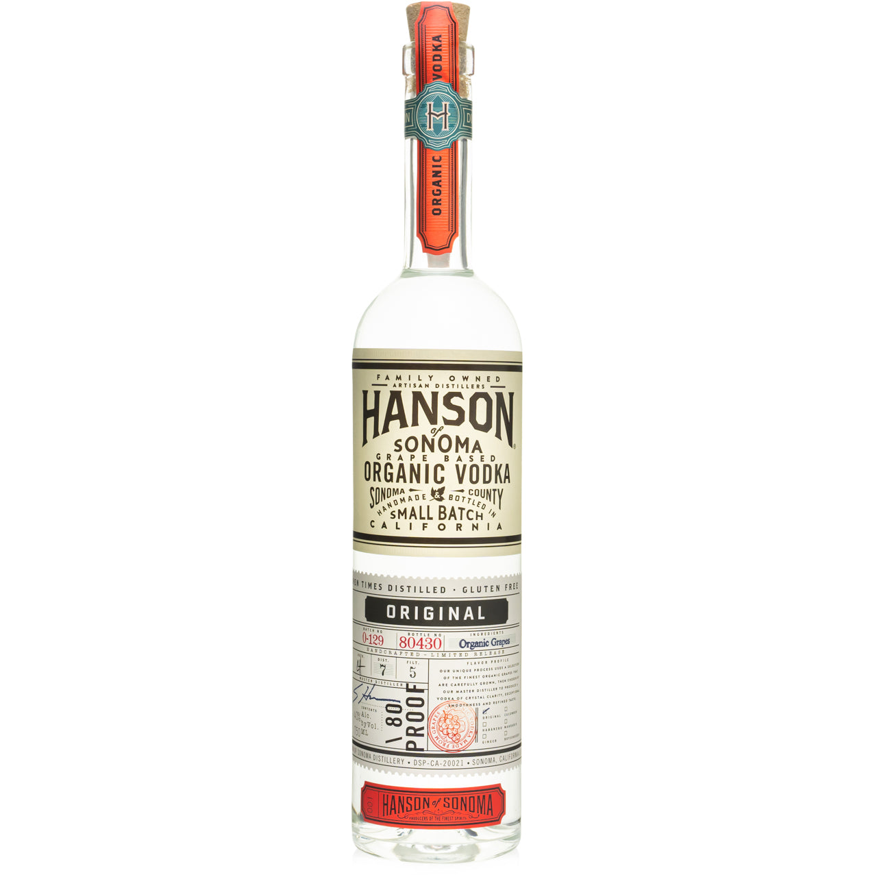 Hanson Organic Vodka