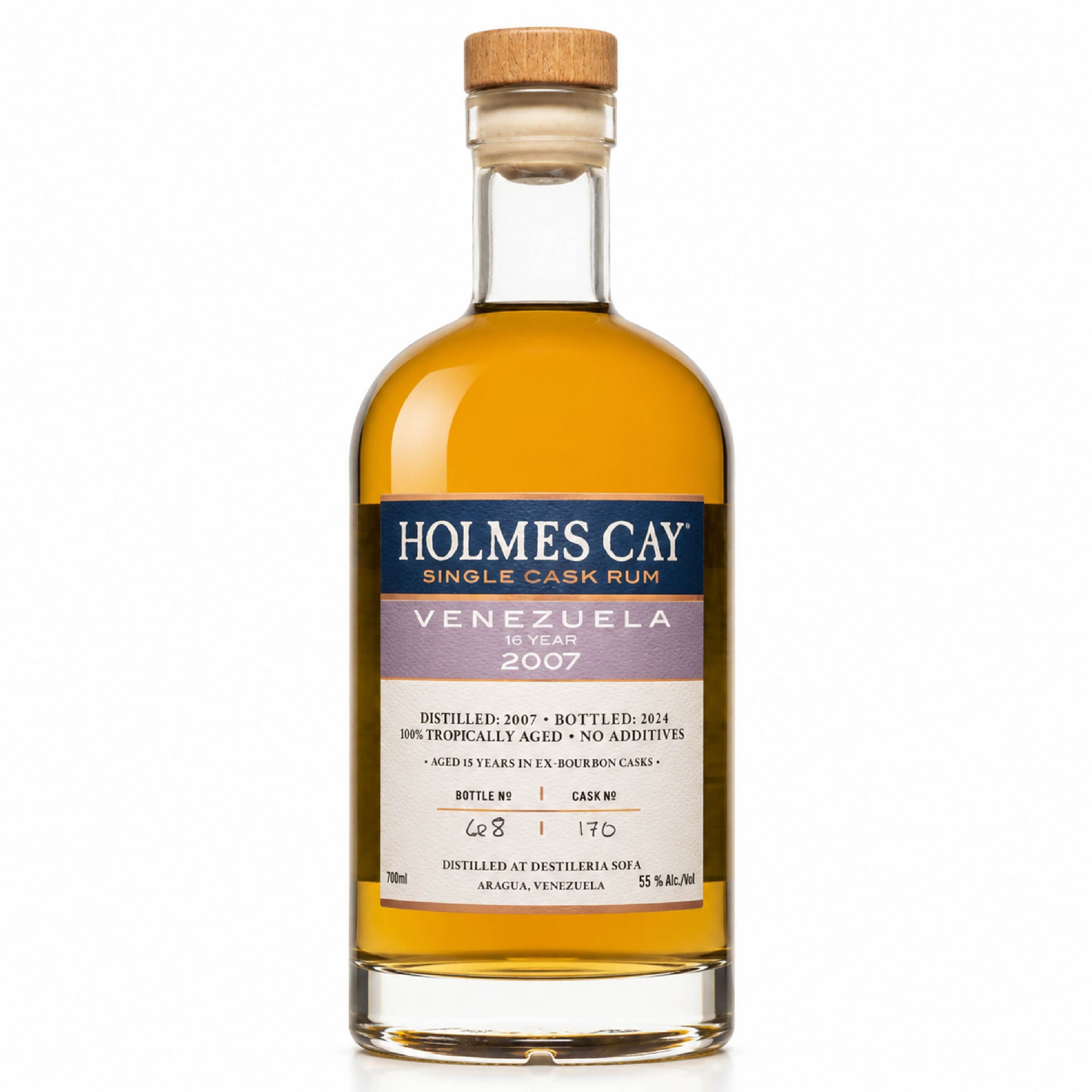 Holmes Cay Venezuela 15 Year 2007 Single Cask Rum