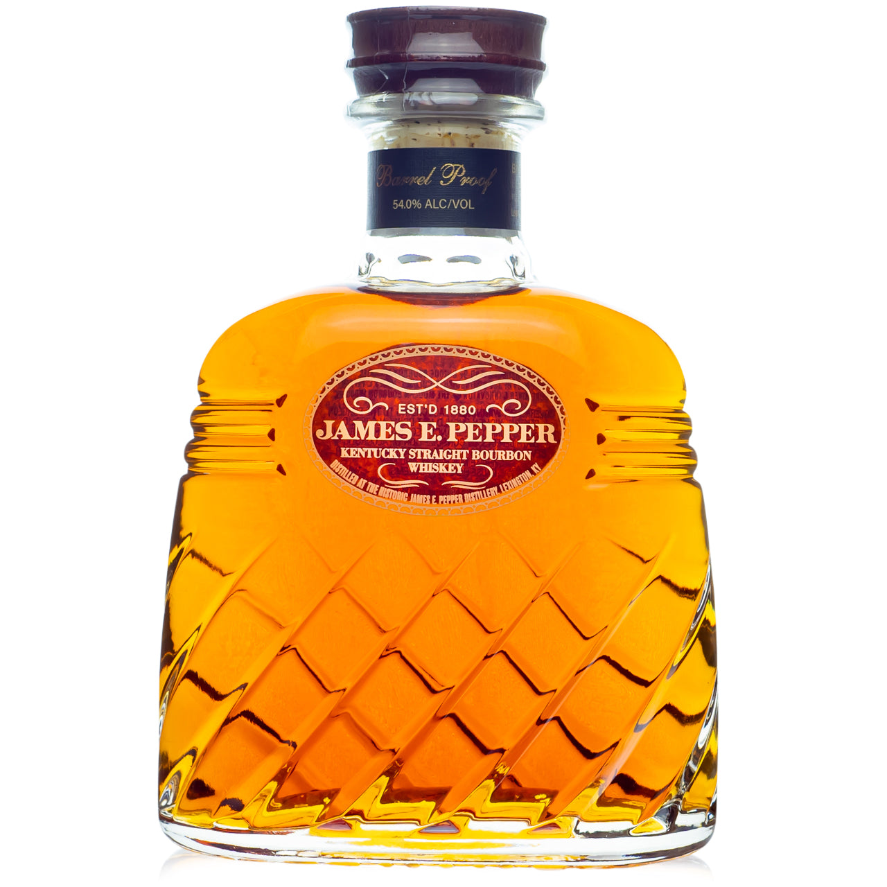 James E Pepper Decanter Edition Barrel Proof Bourbon
