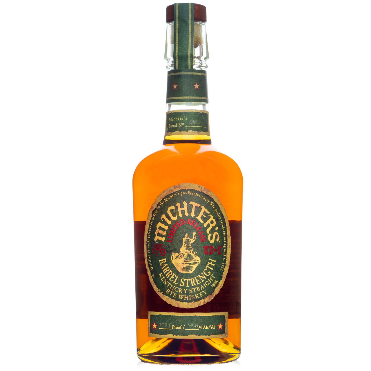 Michter's Barrel Strength Rye Whiskey
