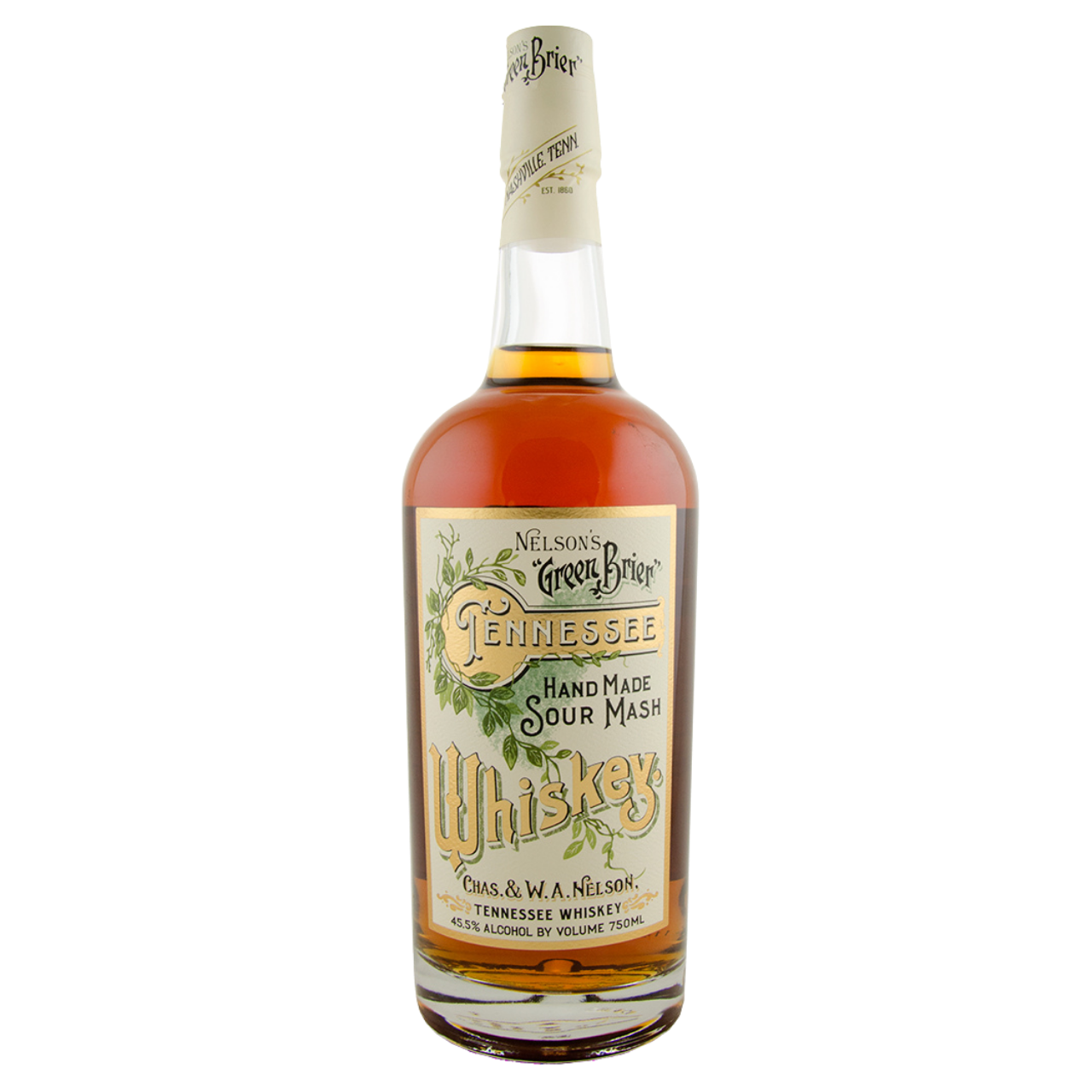 Nelson's Green Brier Tennessee Sour Mash Whiskey