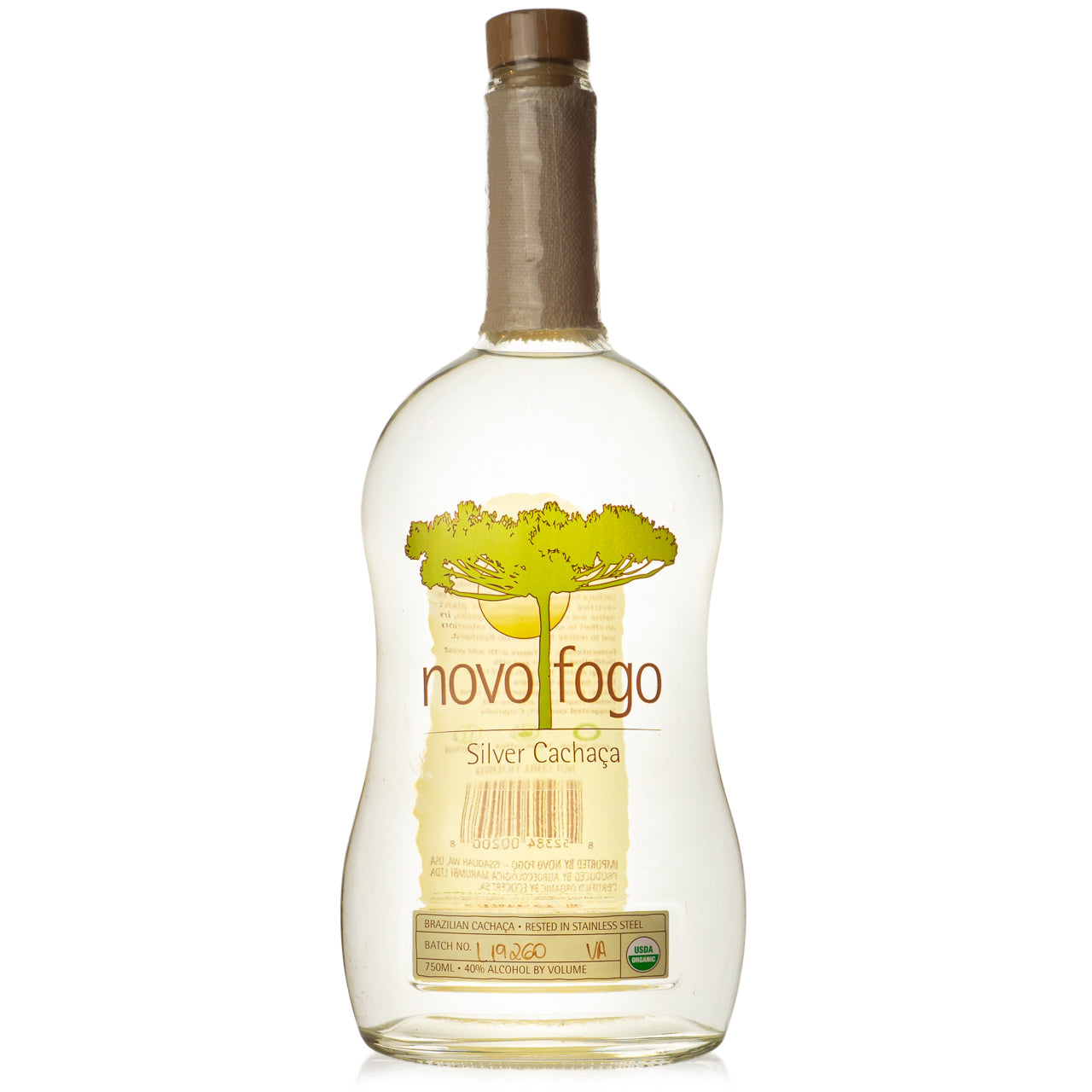 Novo Fogo Organic Silver Cachaca