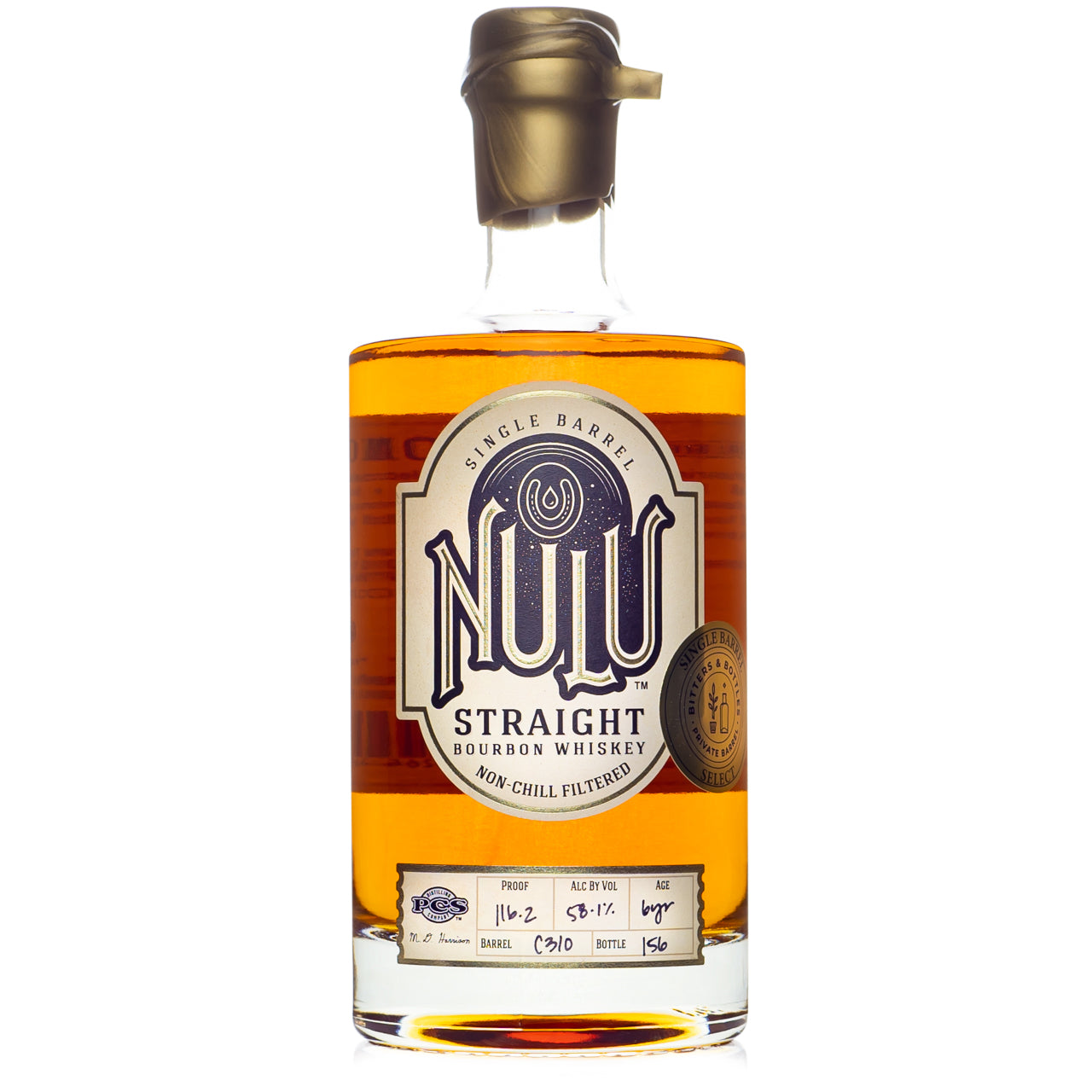 Nulu "B&B Select" Single Barrel Bourbon Whiskey