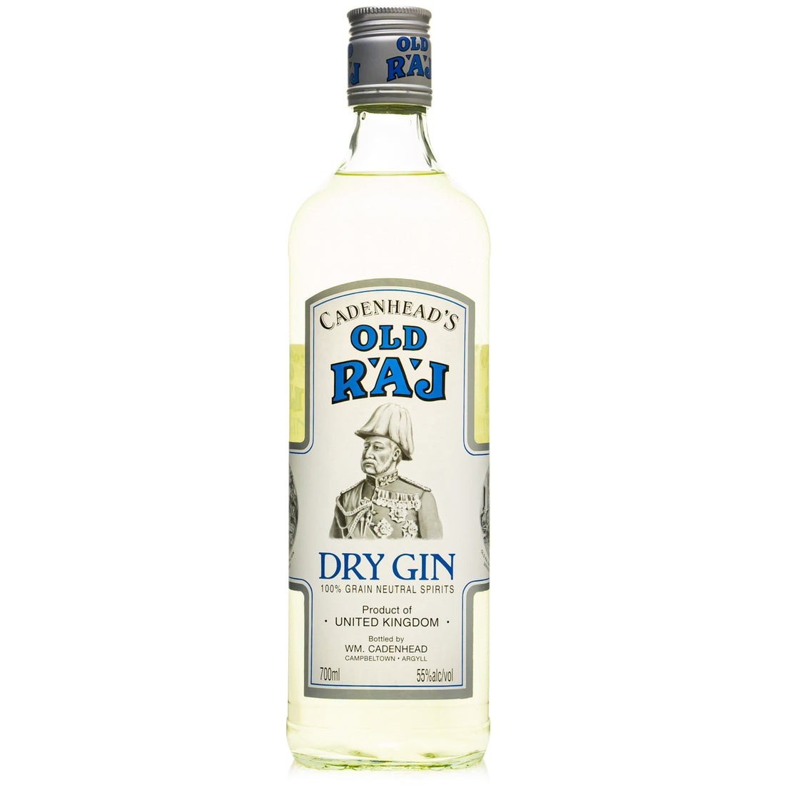 Old Raj Blue Label 110 Proof Gin