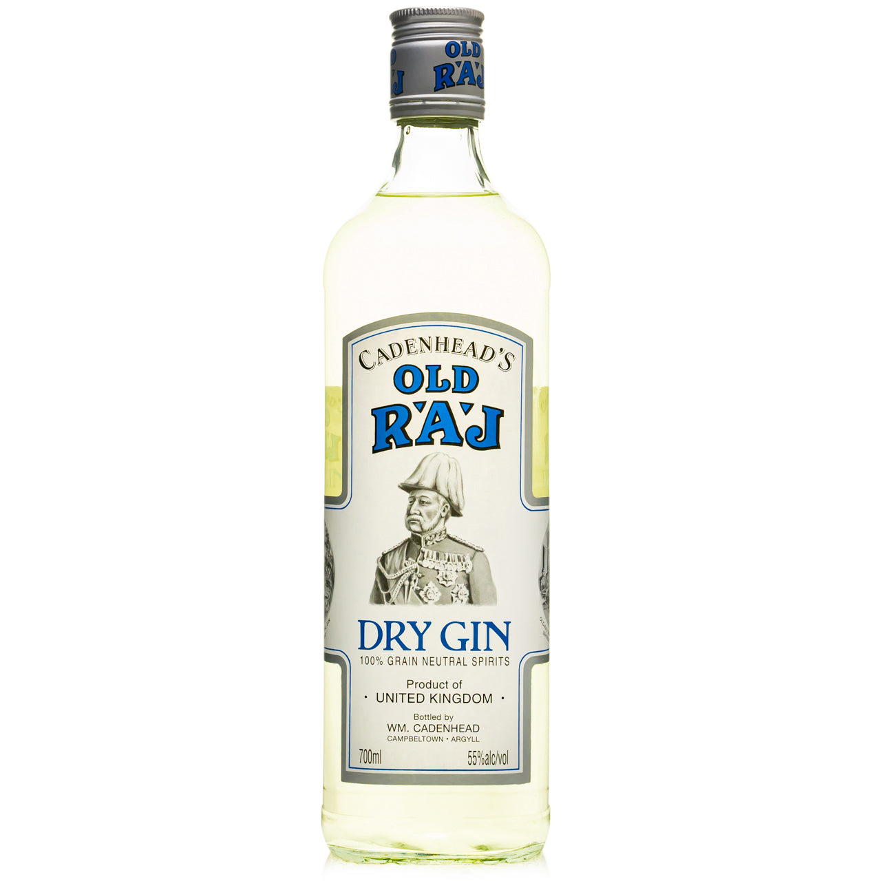 Old Raj Blue Label 110 Proof Gin