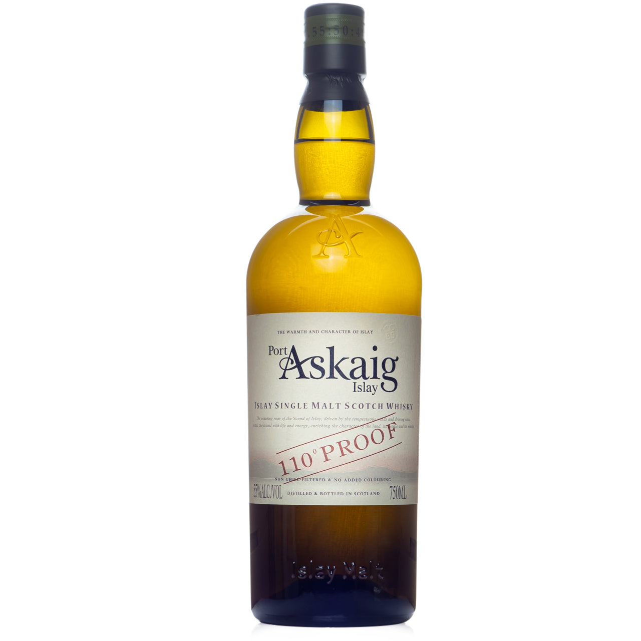 Port Askaig 110 Proof Islay Single Malt Scotch